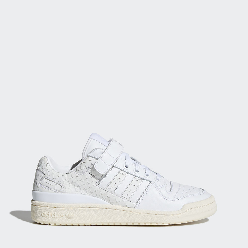 Adidas Forum χαμηλα - Originals γυναικεια - Ασπρα/Ασπρα/Ασπρα,Μέγεθος: EU 36 – 54 2/3 (123FEXYP)